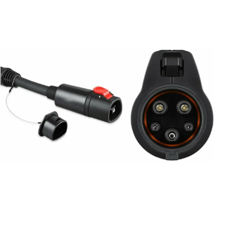 

EV Tesla к J1772 тип 1, адаптер для зарядки, соединитель, макс. 60 А, 250 В, зарядное устройство Tesla, EV адаптер