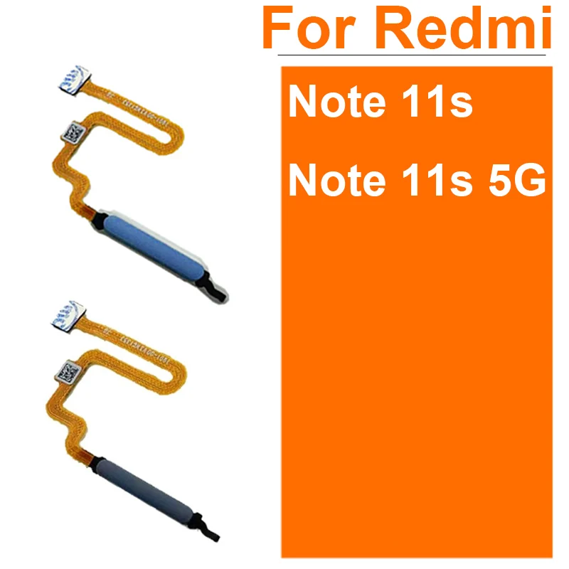 

Fingerprint Sensor Flex Cable For Xiaomi Redmi Note 11S 11S 5G Finger Print Power Button Home Key Flex Ribbon Parts