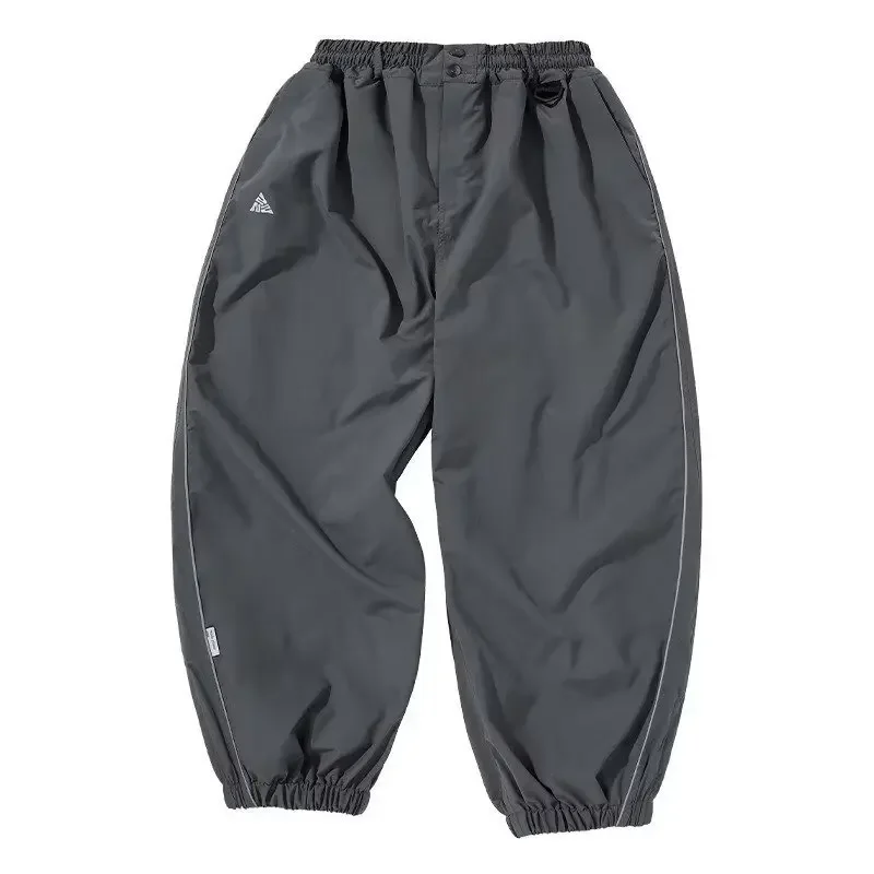 Skiing Pants Men's Women's Single Board Waterproof Loose Fit Wear Resistant Professional Double Board