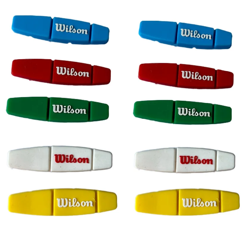 2-10PCS-WILSON-Tennis-Racket-Shock-Absorber-Colorful-Tennis-Vibration ...