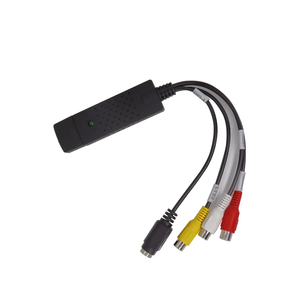 Video Capture Adapter USB2.0 Audio Video Capture Card Adapter TV Tuner Video Capture Converter Adapter Win7/8/XP/Vista USB Cable