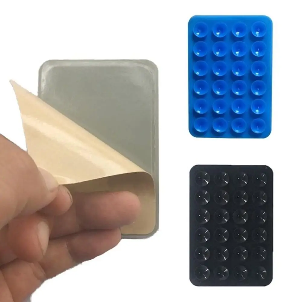 Adhesive Silicone Suction Pad Multifunction Suction Cup Bracket Mobile Phone Fixed Pad Durable 24Square Suction Cups 5