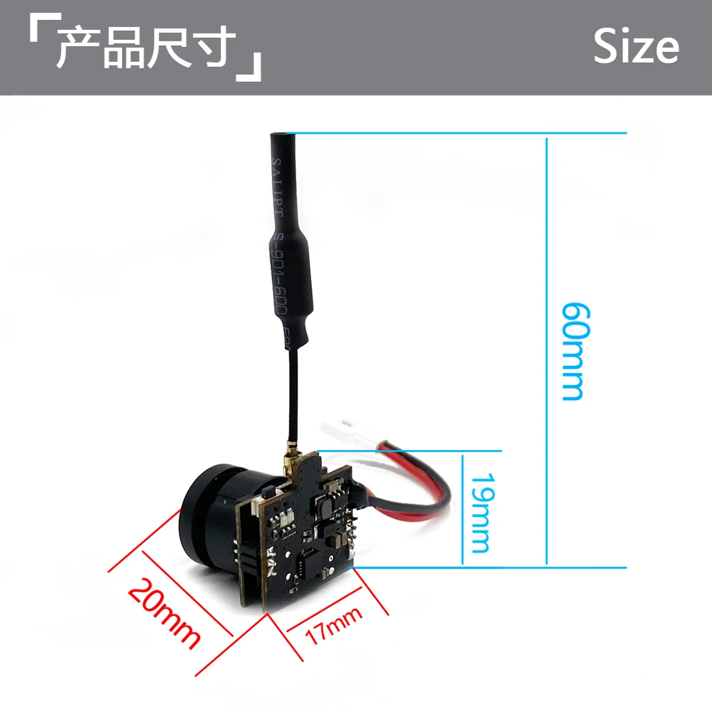 5.8G 48CH 720*480 FPV UVC OTG Phone Receiver Video Downlink and 48CH 200mW 1000TV Mini VTX Camera For RC Model Drone Car Part 4