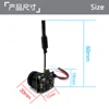 5.8G 48CH 720*480 FPV UVC OTG Phone Receiver Video Downlink and 48CH 200mW 1000TV Mini VTX Camera For RC Model Drone Car Part 4