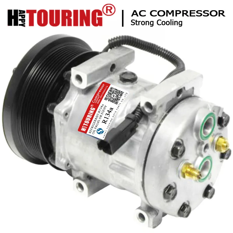 For Sd7H15 Sanden 24V Ac Air Conditioning Compressor For Caterpillar 962H 58778 4301 4355 4769 275023 5316 275023 58778 1630872