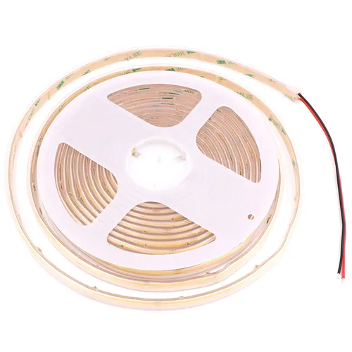 사우나 수영장 야외 조명용 방수 COB LED 스트립, 높은 밝기, 유연한 LED 리본 테이프, IP68, 12V, 24V, 480 LEDs/m 6