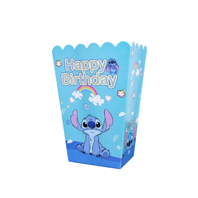 Disney Lilo&Stitch Party Favors Loot Bags Plastic Blue Stitch Pink