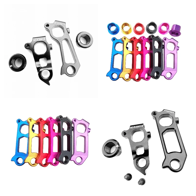 Appendiabiti Deragliatore Posteriore RaceTi In Alluminio | Per Mountain Bike, Bmx, Corsa, Ibride - Nero