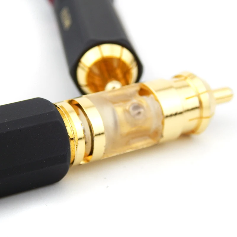 Fidelidade de Áudio e Vídeo 75ohm Digital Coaxial Dac Cabo Imprensa Amplificador Decodificador Rca Cabo Estéreo tv Alto-falante Áudio Linha Digital Alta - Image 4