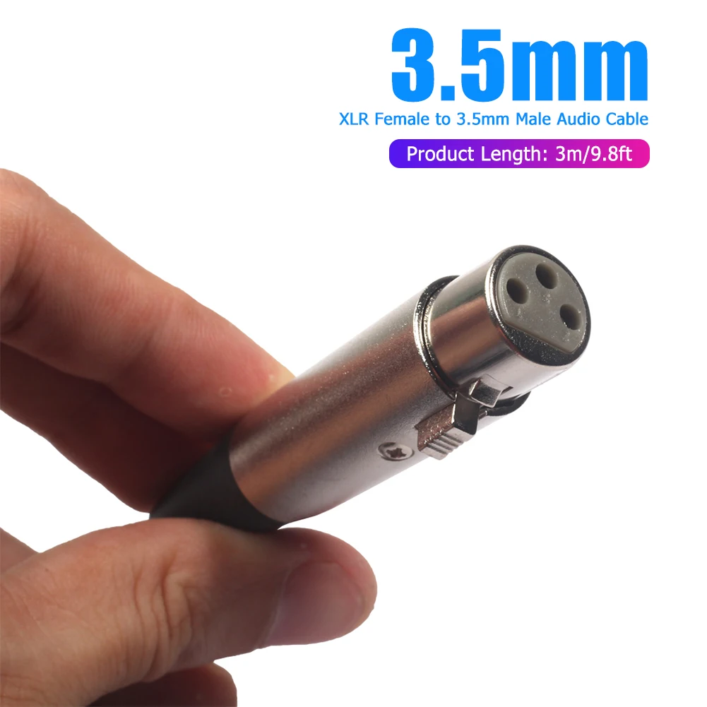 1/8  -XLR 3   ̺, ƿ ձ ݵ ÷,  ȭ PC  ī-ũ, 3.5mm