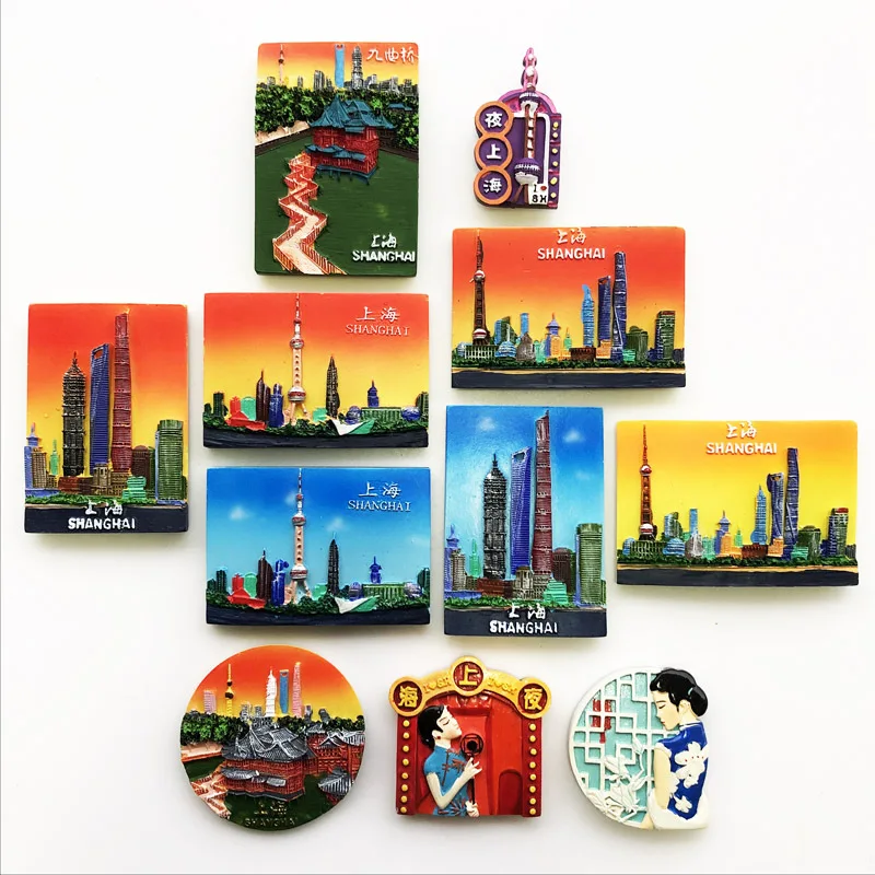 Magnetic Fridge Stickers China Cities Tourist Souvenirs Home Decor