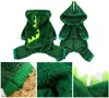 Pet Cat Dog Halloween Dog Clothes for Small Dogs Funny Dinosaur Cosplay Costume Winter Warm Cat Coat Fleece Hoodies Sweater 4