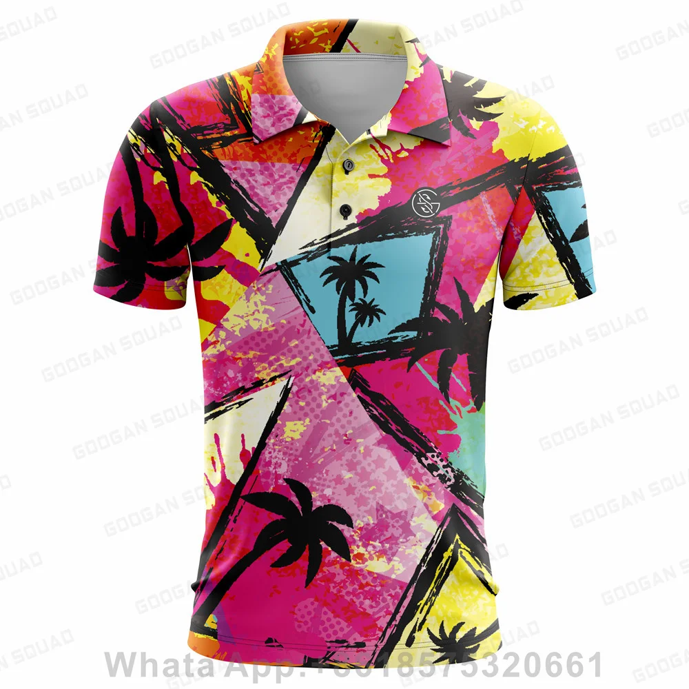 

2023 Nieuwe Summer Brand Men Polo Shirts Designer Short Sleeve Casual Tops Fashions Korean Fashion Clothing