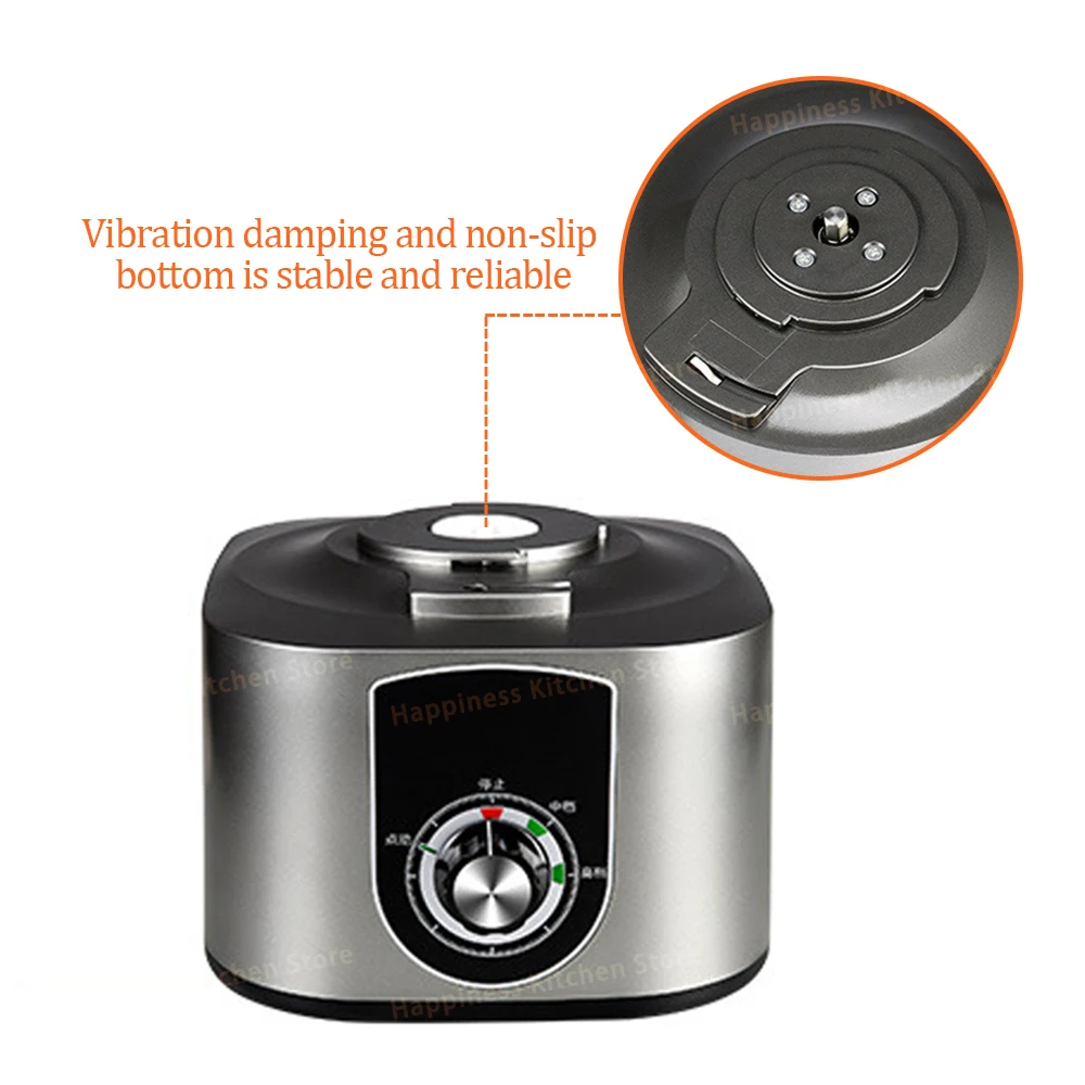 Commercial Electric Vegetable Slicer 3 Functions Fruit Cutter Pieces or Dicing Cutter Stainless Steel Blade Food Processor