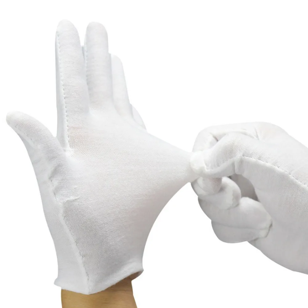6 Pairs Dry Hand Cotton Gloves Overnight Moisture Gloves Spa Gloves For Women And Men Cotton Gloves
