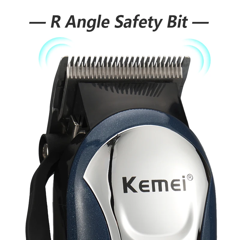 Recarregável sem Fio Máquina de Cortar Lcd para Homens Kemei Cabelo Grooming Profissional Aparador Elétrico Barba Máquina Corte 5 Computers & Electronics