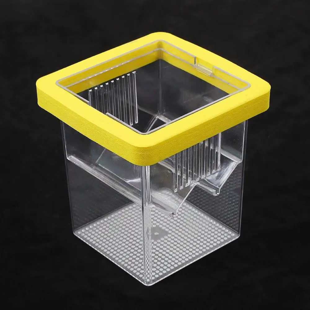 Suspendable Aquarium Fish Fry Incubator Suction Cups Floating Fish Breeding Box Fry Shrimp Beta Clownfish Guppy