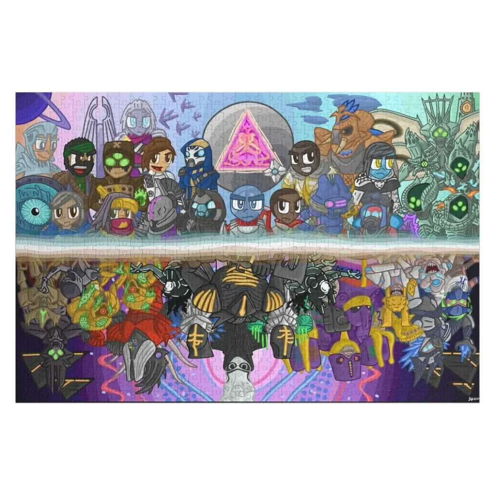 

Destiny 2 Lightfall Puzzle Light vs. Dark Jigsaw Puzzle Customized Photo Adult Wooden Custom Gift Baby Toy Puzzle