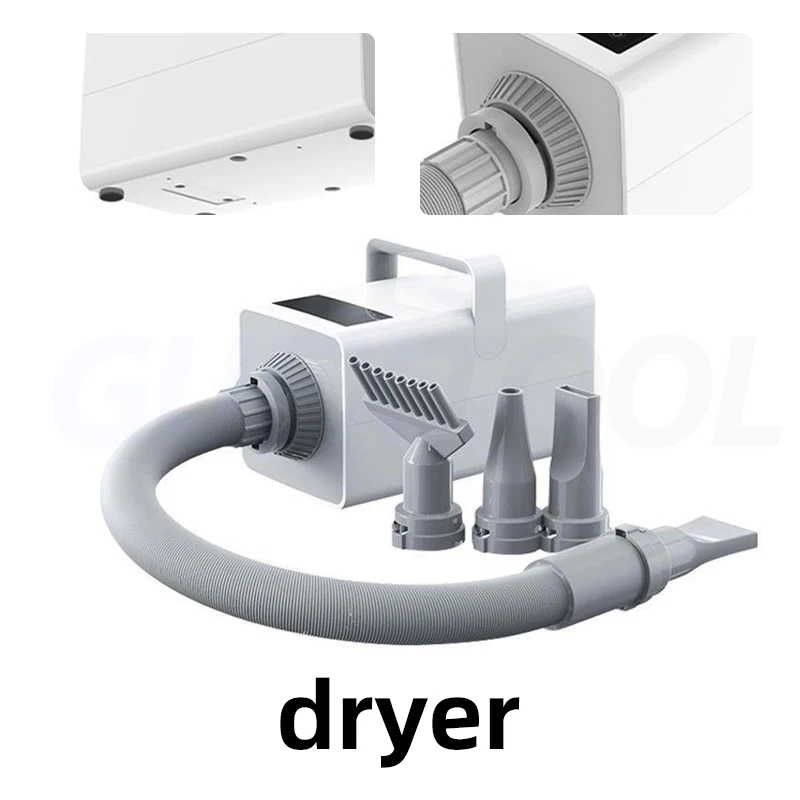 

2000W Professional LED Pet Dog Dryer Cat Grooming Negative Ion Blower Hot Wind Heater Adjustable Blow-dryer Force Hair Dryer