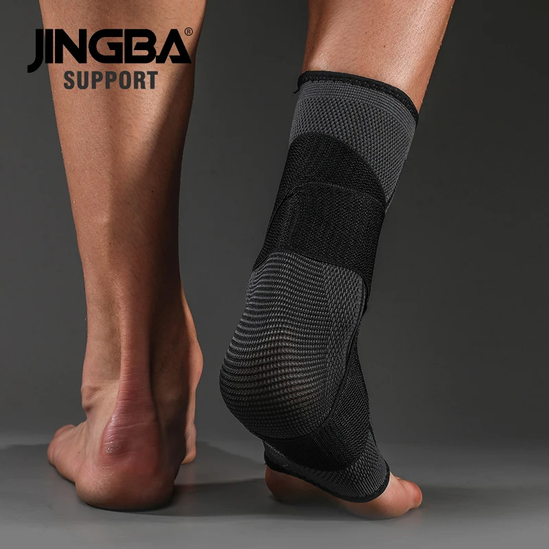 1 Pc supporto per caviglia a compressione regolabile per uomo e donna, forte protezione sportiva per cavigliera