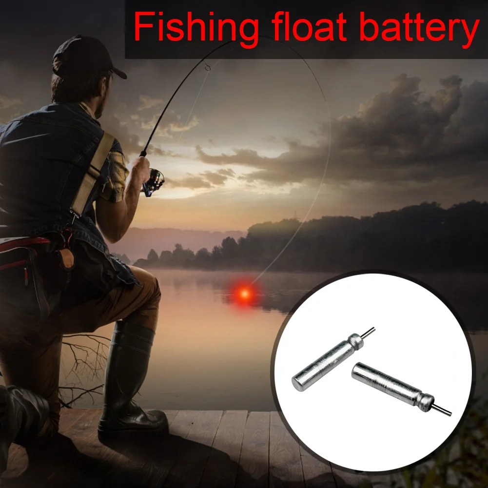 10Pcs CR425 Electronic Luminous Electric Battery Fishing Floats Night Light Floats Lithium Pin Cells Fishing Accessories