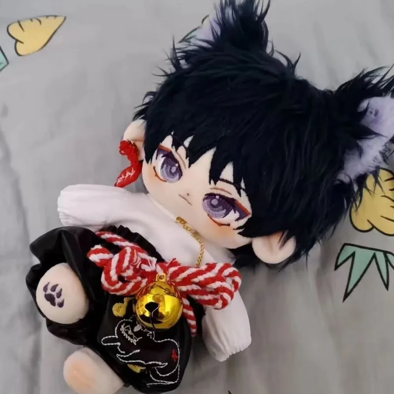 

Genshin Impact Wanderer Scaramouche Cute Plush 20cm Doll Stuffed Dress Up Cospslay Anime Toy Figure Xmas Gifts WEN