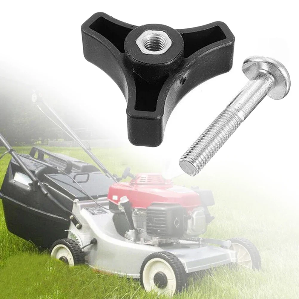 Set 2 Viti E Dadi Per Maniglie Tosaerba - Neri, In Plastica E Metallo, Per Giardinaggio - Foto 6