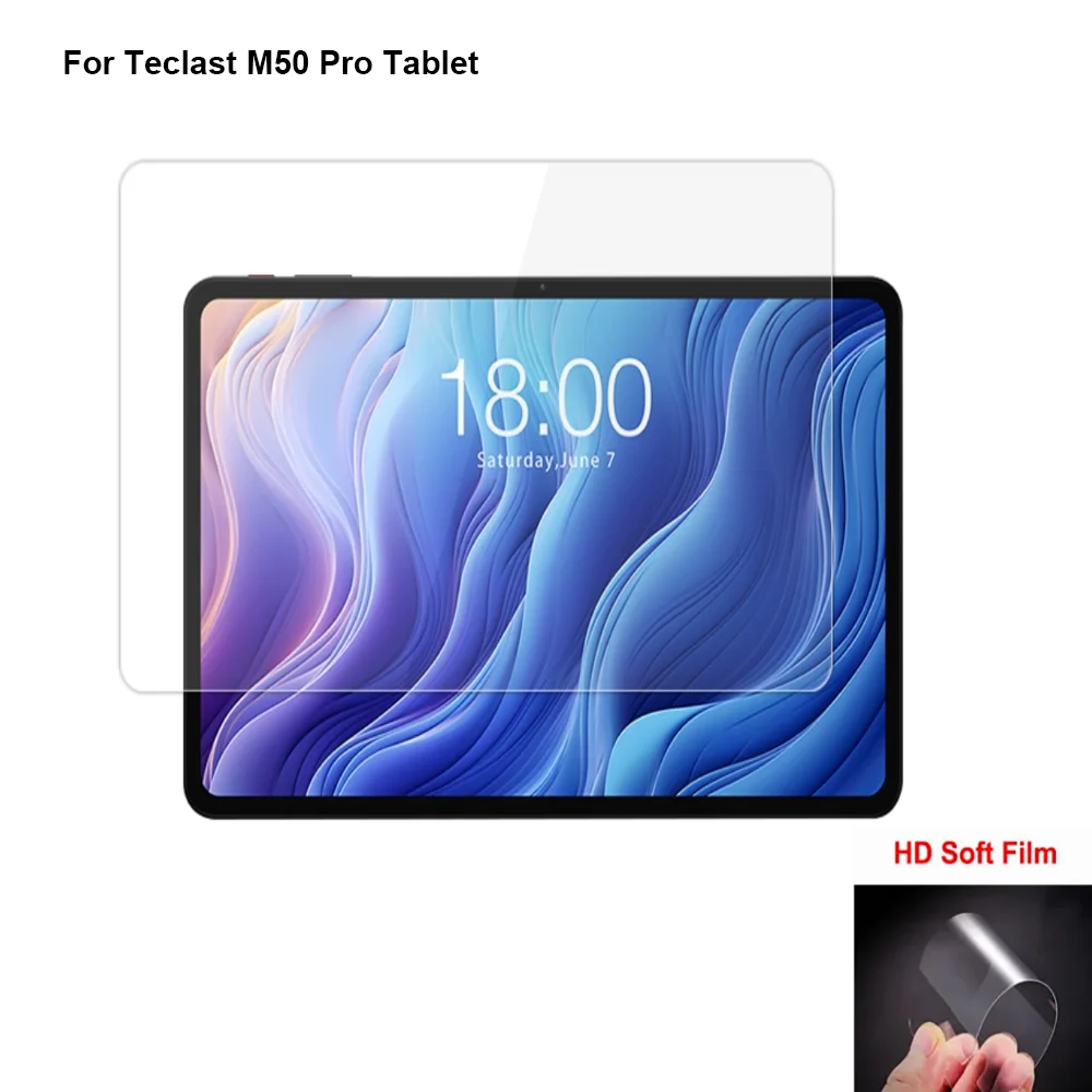 

Гидрогелевая пленка с полным покрытием для планшета Teclast M50 Pro, Защита экрана для Teclast M 50 Pro, не закаленное стекло