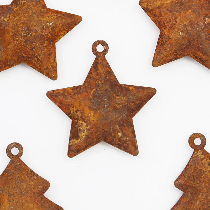 (5 Pieces/pack) 45mm Christmas Bell Ornament For Vintage Decoration Photo Atmosphere DIY Props