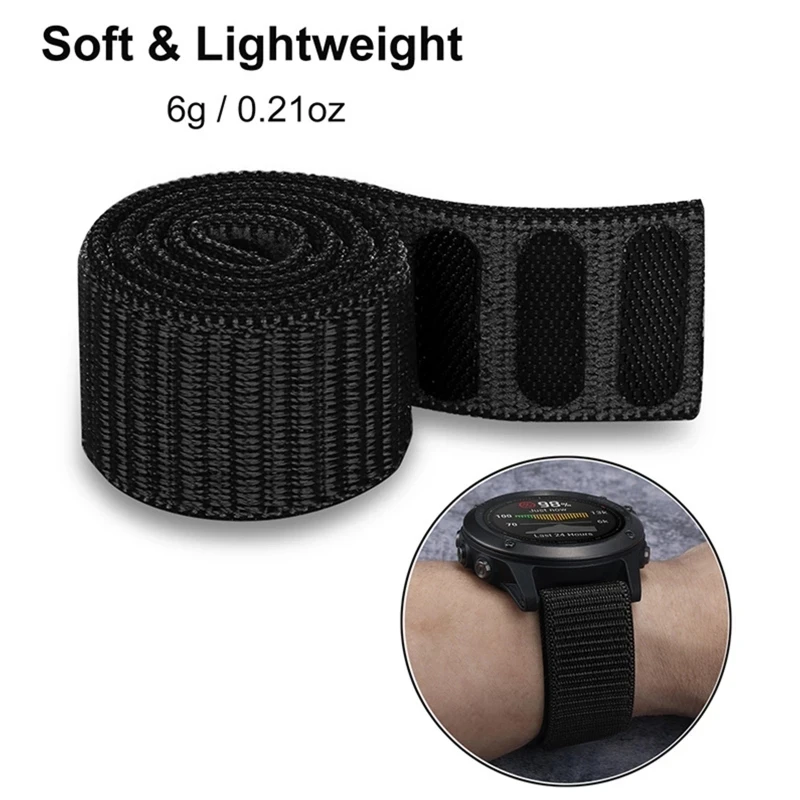 Nylon Quick Fit Strap with Loop Band, Available in Multiple Sizes