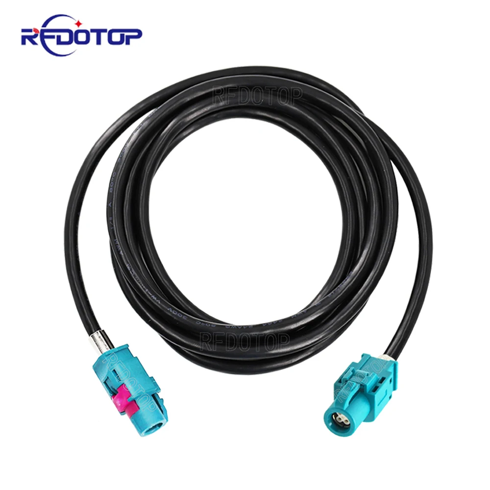 HSD LVDS Cable Y Type 1 to 2 Splitter 4 Pin Code Z to Z Female & Z Male  Connector Wire Video Line,Connector Can be Customized