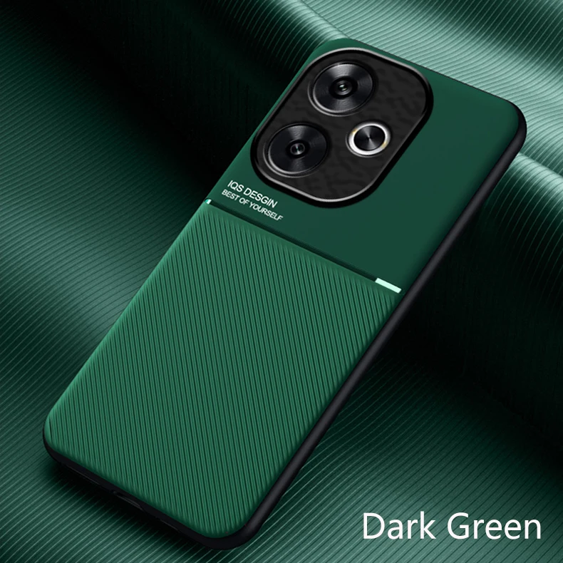 Enhanced Magnetic PU Leather Shockproof Phone Case with Car Holder
