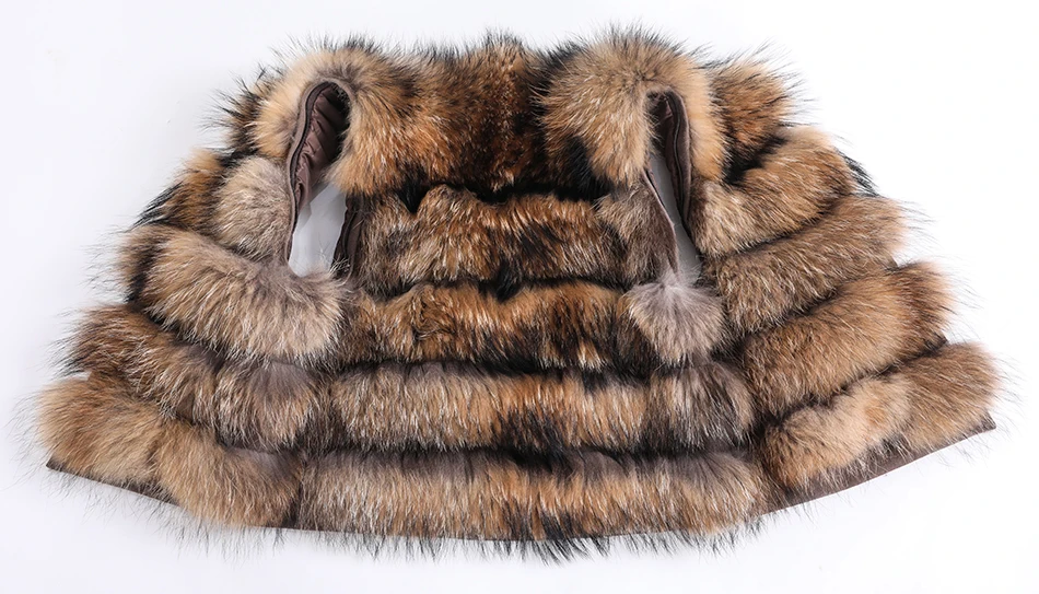 Winter Women Fox Fur Jacket  Real Fur Coat Natural Raccoon Fur Coats  Leather Jacket Women  Jackets New Product 2020 best winter jackets