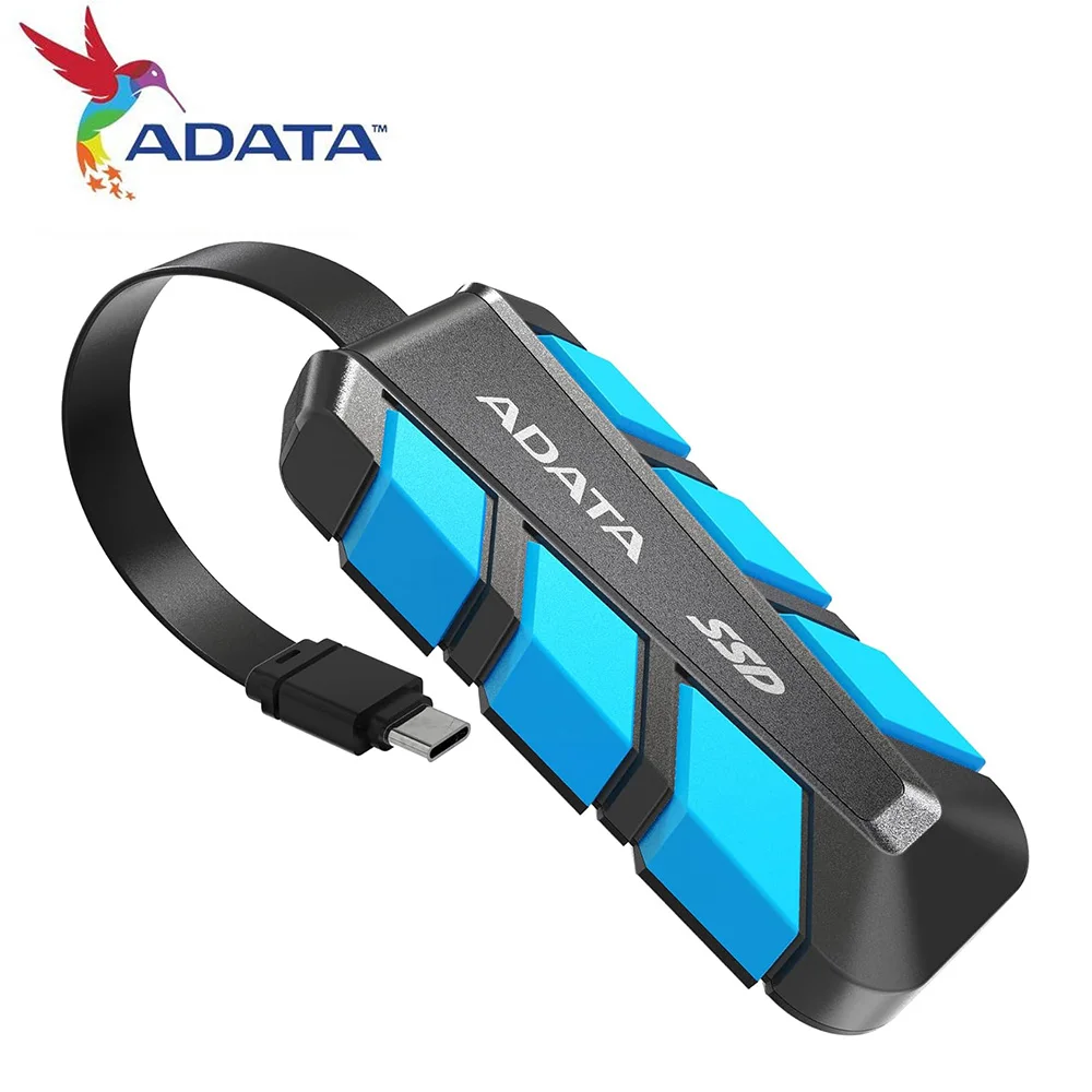 ADATA SC740 외장형 SSD 500GB 1000GB, USB 3.2 Gen2 USB-C 외장형 휴대용 SSD, 새 제품 및