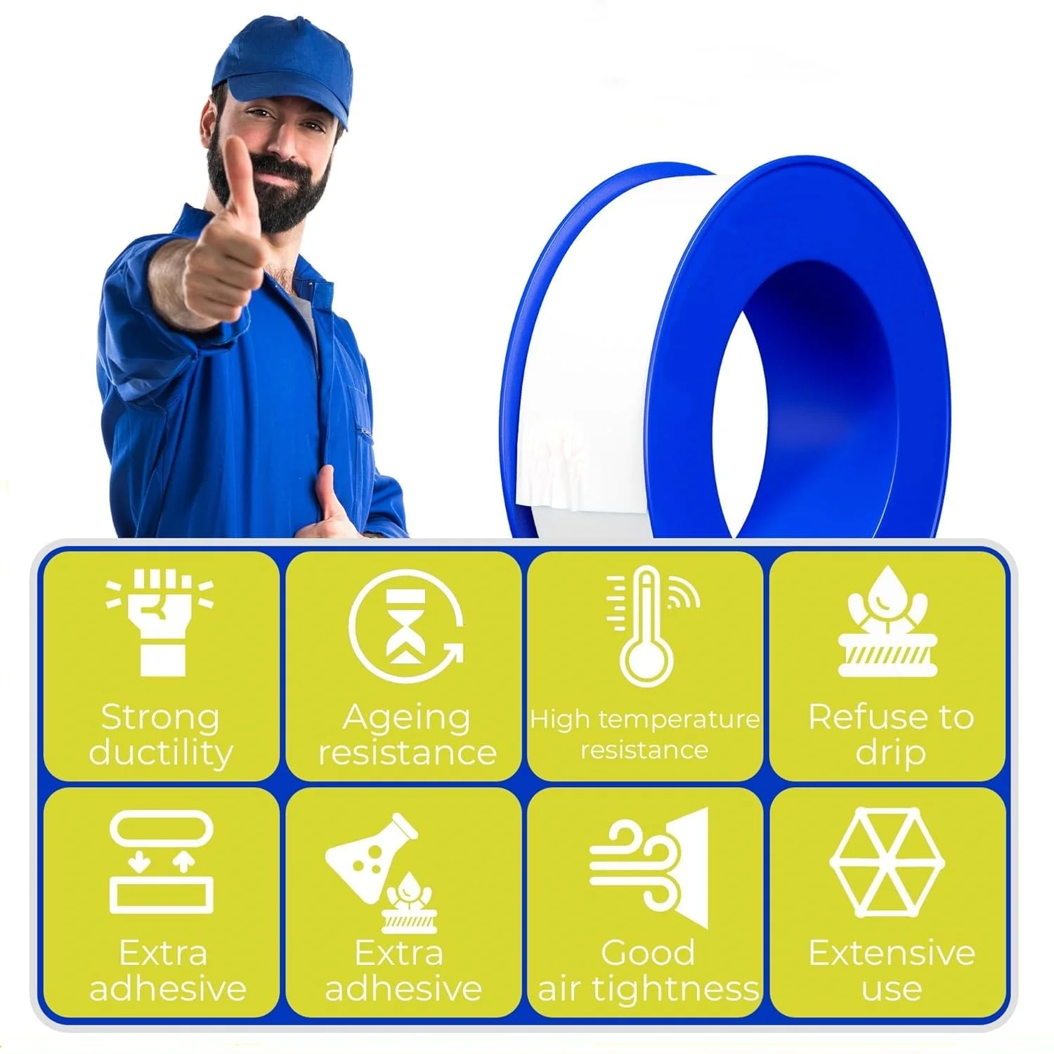 Dévidoir De Ruban Adhésif C38 Noir Ruban Crystal, 1Rouleau, 19Mm X