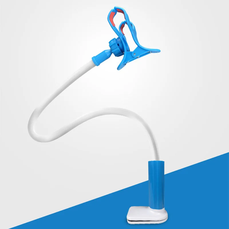 Phone Holder Stand Flexible 360 Clip Desktop Mount Bracket Universal Long Arm Cell Support for Bedroom KitchenParlor