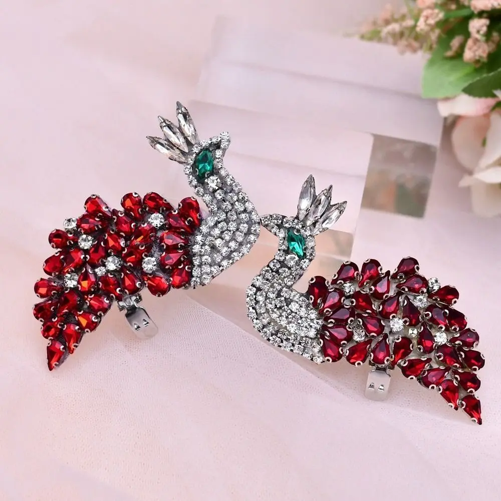 

2pcs Bride High Heel Bridal Shoes Clips Wedding Shoe Decorations Crystal Shoe Clips Buckles Rhinestone Removable