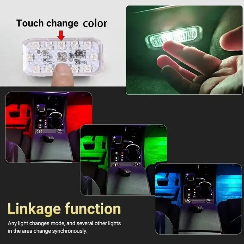 마쓰다 아텐자 LED 자동차 인테리어 앰비언트 풋 라이트, 분위기 장식 램프, 파티 장식 조명, 네온 스트립