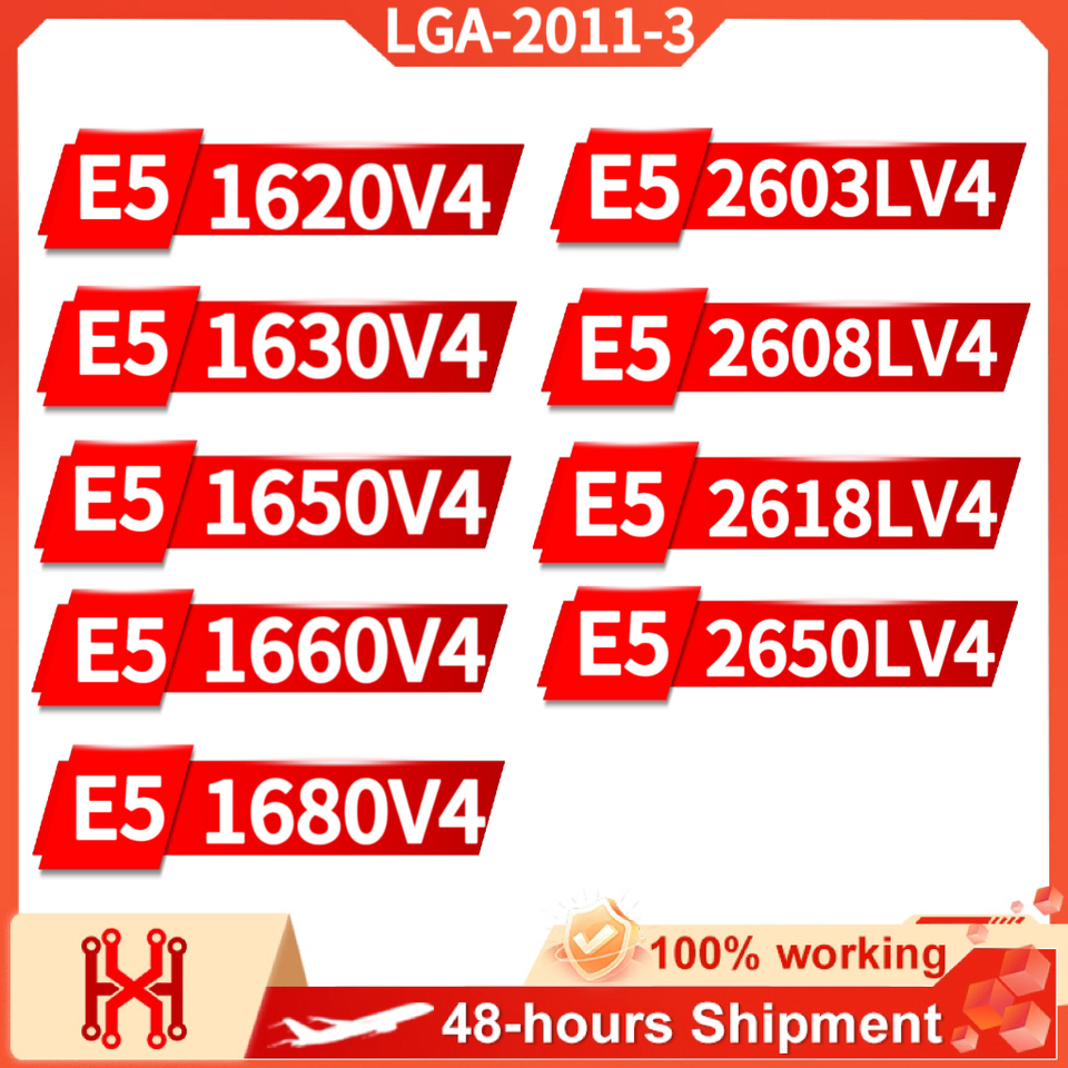 E5 1620V4  1630V4  1650V4  1660V4  1680V4  2603LV4  2608LV4  2618LV4  2650LV4 for LGA 2011-3 Xeon V4