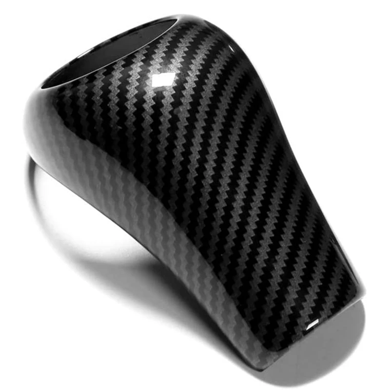 Carbon Fiber Gear Shift Knob Cover for Mercedes-Benz W204 W212 A C E G GLS Class