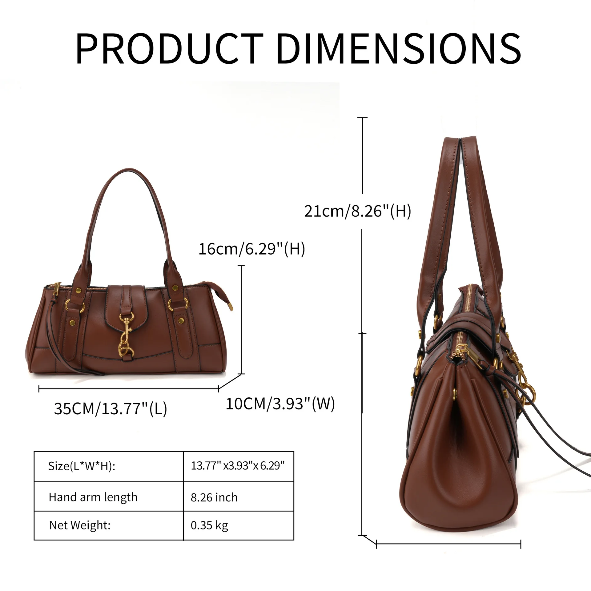 French Stylish New Women's Handbag Trendy Quality Leather Fashionable Shoulder Bag Versatile Single Strap Square Shape Bag