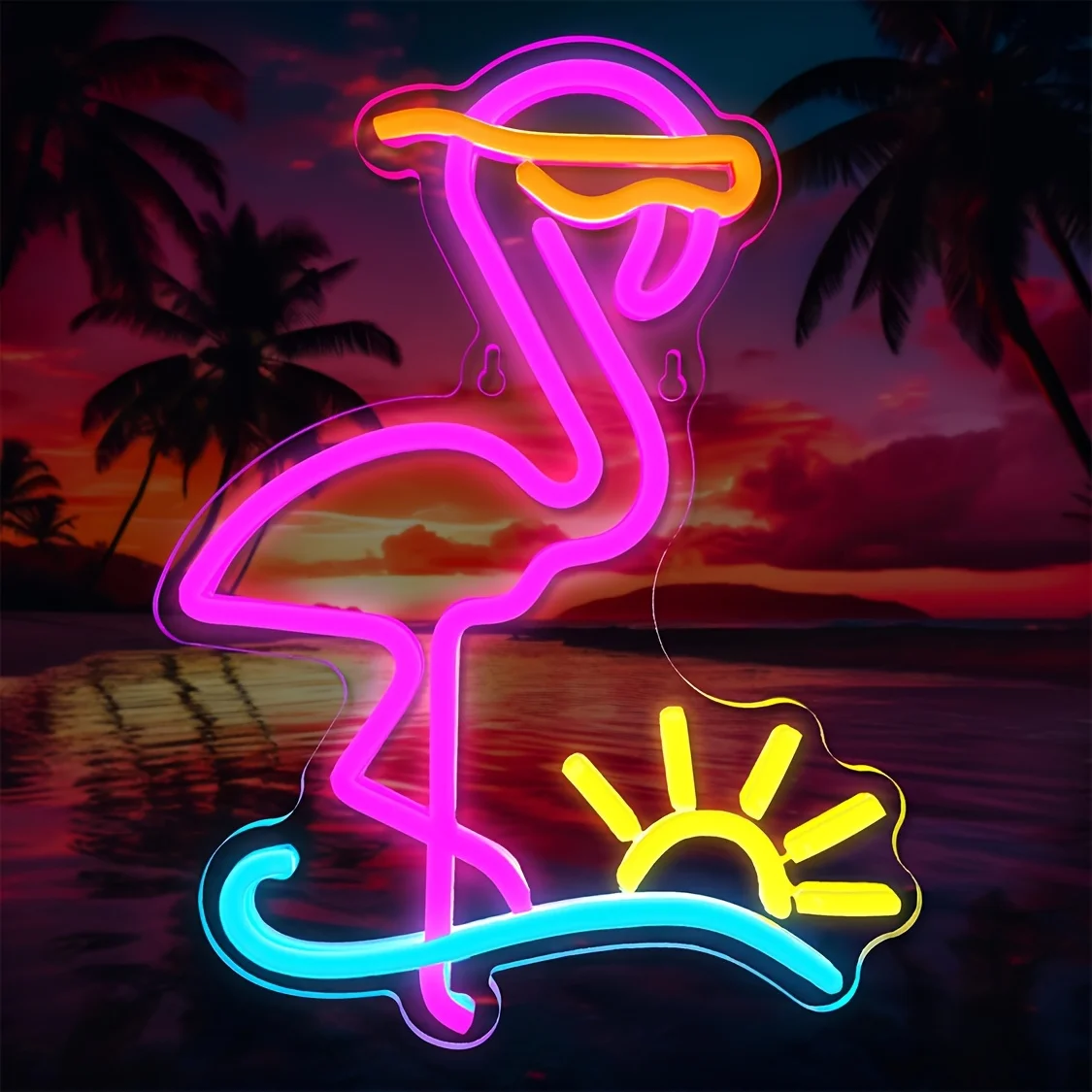 Vibrant Flamingo LED Neon Light