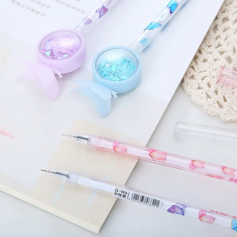 4 Piece Stationery Cute Butterfly Gel Pen Creative Sweet Pretty Lovely Pen 4