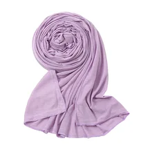 

Plain Jersey Scarf Hijab Headband Female Islamic Head Cover Wrap for Women Muslim Jersey Hijabs Hair Scarves Headscarf 80*180cm