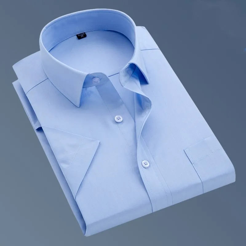 T Shirt Men Summer Fashion Short Sleeve Large Size S-5XL Slim Cool Solid Color