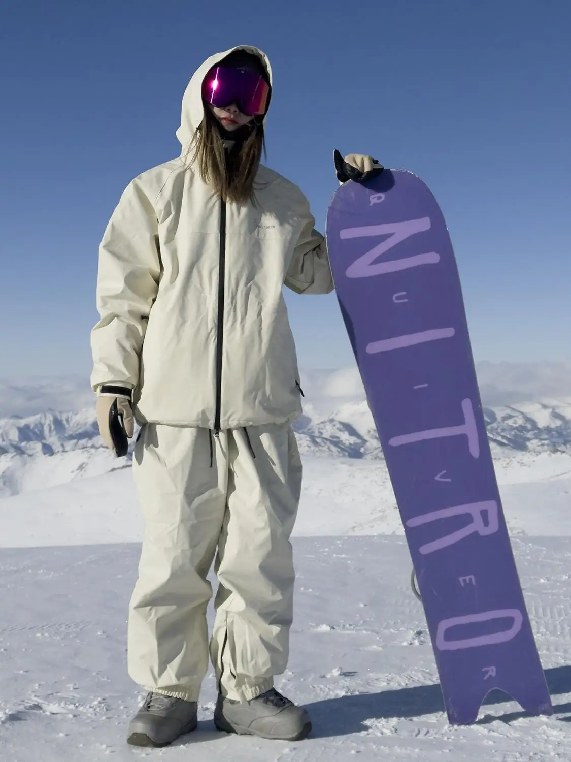 Oversize Women's Ski Jacket 3L Men's Snowboard Clothing Hooded Waterproof Windproof Thermal Winter Outdoor Sports Warm Snow Wear