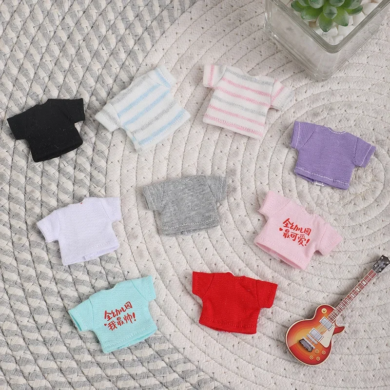 Barbie Doll Clothes HOUZIWA GSC 1/12 BJD Doll Clothes OB11 Doll T-shirt