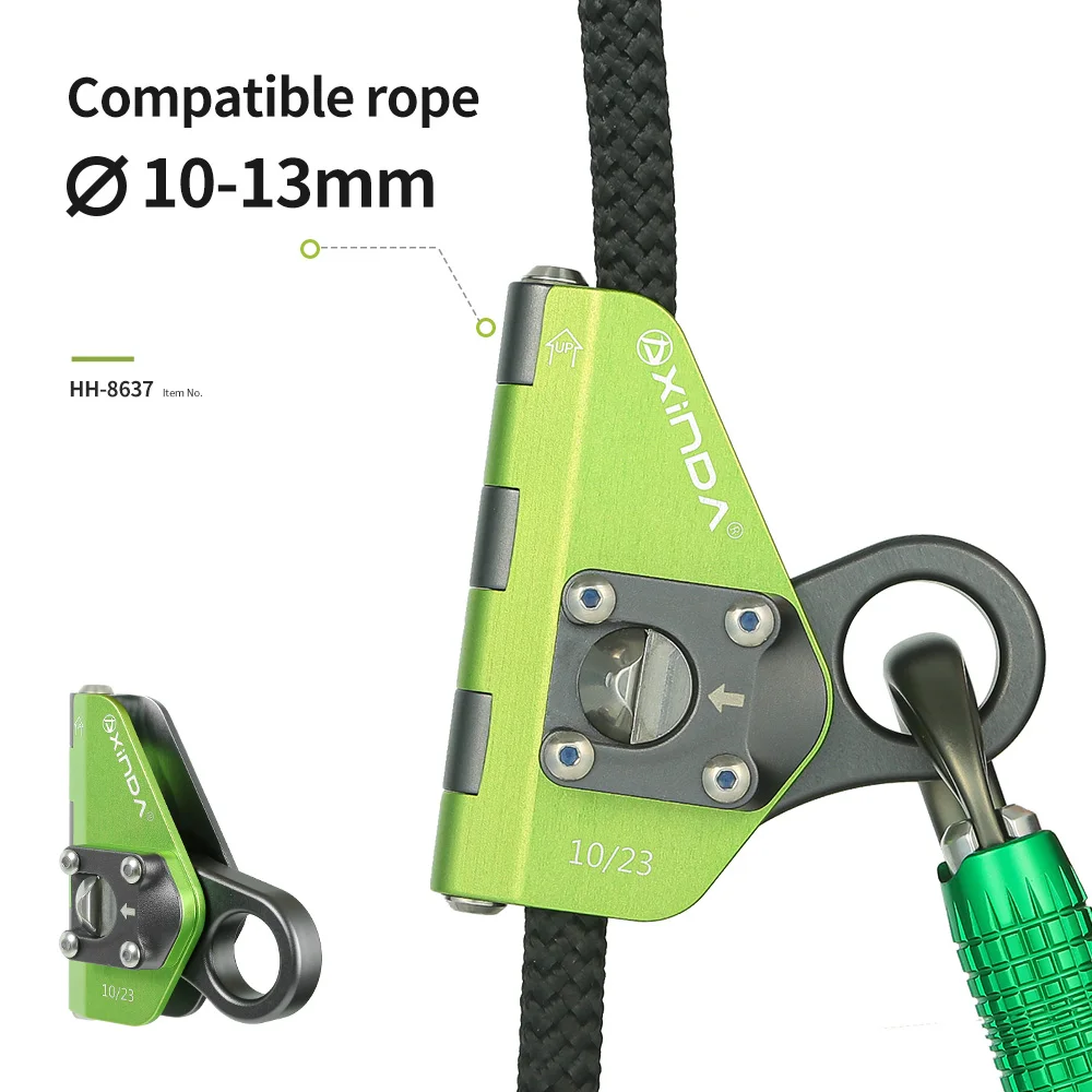 Xinda Climbing Belay Devices Hinge Mechanical Grab Knot Self