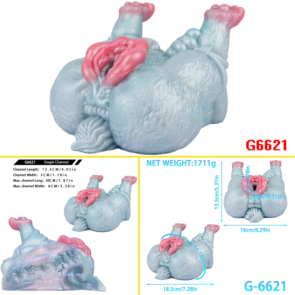 SXXY Leopard Pussy Fantasy Storker Male Masturbator Silicone Ass Mold Dual Channel Masturbation Cup For Men 18+ Sex Toys Shop