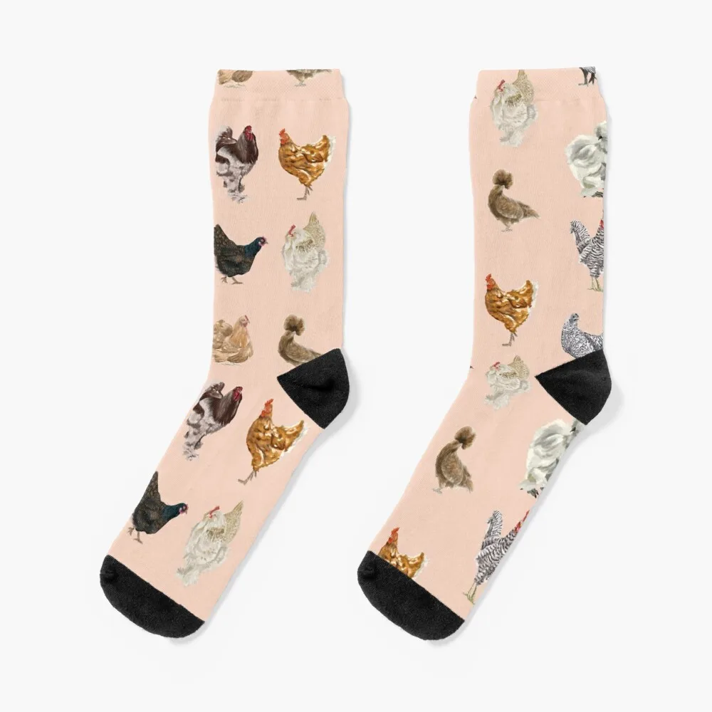 Chickens Socks aesthetic Non-slip Male Socks Women's
